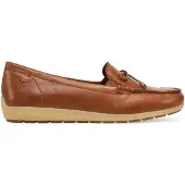 Tamaris Mocassins pour femme, en cuir, coupe large, 8-84600-44, pointure : 41 EU, couleur : marron