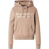 Superdry Brand Mark Relaxed Fit Hoodie Marron S Femme