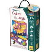 Lisciani Cubes & Logic 2 en 1 Jeu Éducatif