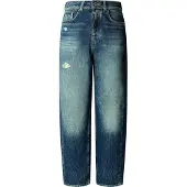 Pepe Jeans Addison Barrel High Waist Jeans Bleu 26 / 30 Femme