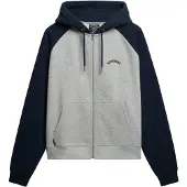 Superdry Veste de survêtement marine / gris chiné