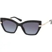 GUESS Gu00216 Woman Sunglasses Noir Gradient Smoke/CAT3 Femme