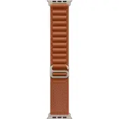 Apple Bracelet Alpine Loop pour Watch | 44/45/46/49 mm - Taille M - Terracotta / Natural Titanium