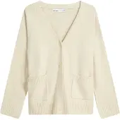 Bershka Cardigan jaune pastel