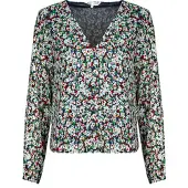 ONLY Blouses ONLDANIELLE FR L/S V-NECK LUREX TOP PTM femmes - Multicolore - EU XS