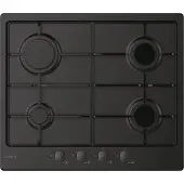 Candy Idea CHW6BRBB Plaque de cuisson à gaz encastrable 4 feux Noir