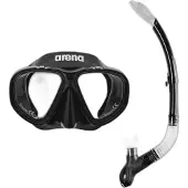 Arena Premium Snorkeling Set Noir Enfants