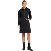 Lee Jeans 112370995 Long Sleeve Dress Noir S Femme