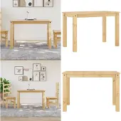 vidaXL Table à manger PANAMA 112 x 60 x 75 cm en pin massif