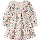 Zippy 3107489901 Long Sleeve Dress Beige 12-18 Months Fille