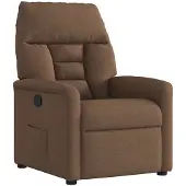 vidaXL Fauteuil relax brun Tissu