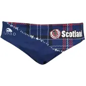 Turbo Broken Scotland Swimming Brief Bleu 2XL Homme
