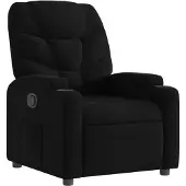 vidaXL Fauteuil relax Tissu noir