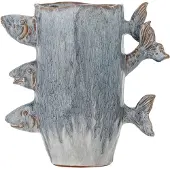 Bloomingville Tace-stoneware Ceramic Vase Gris