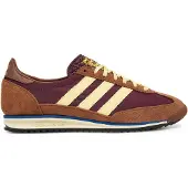 Adidas Originals Baskets basses 'SL 72' ivoire / marron châtaigne / lie de vin