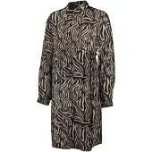 Vero moda Maternity Robe-chemise 'VMMJosie' beige clair / noir