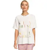 Roxy Crystal Vision B Short Sleeve T-shirt Beige L Femme
