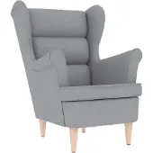 vidaXL Fauteuil gris clair 74x84x100 cm tissu