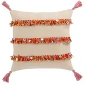 J-Line Coussins ARTEANE - Orange - 45x45 cm