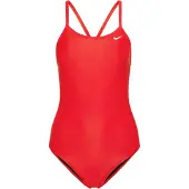 Nike Solid Racerback Swimsuit Rouge 30 Femme