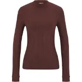 Guido Maria Kretschmer Women T-shirt 'Juliane' marron châtaigne