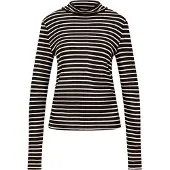 Guido Maria Kretschmer Women T-shirt 'Juli ' noir / blanc