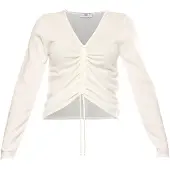Le Temps des Cerises T-shirt 'Duni' blanc cassé
