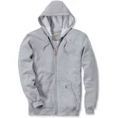 Carhartt Marquette Full Zip Sweatshirt Gris S Homme