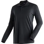 Maier Sports Ulrich Long Sleeve Polo Noir M Homme