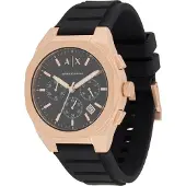 Giorgio Armani Chronographe Exchange Noir Collection Sync - homme