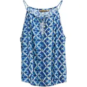Superdry Haut beige / bleu / bleu clair / noir