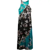 Superdry Racer Jacquard Maxi Sleeveless Long Dress Noir XS Femme