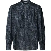 Pepe Jeans pour femme. PL3051284 Blouse Pay bleue (S), Casuel, Viscose, Manche longue