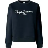 Pepe Jeans pour femme. PL5800002 Sweat Baddy marine (M), Casuel, Coton