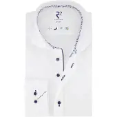 R2 Amsterdam Modern Fit Chemise blanc, Unicolore