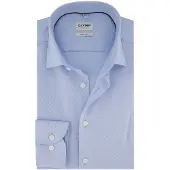 Olymp Chemise Dobby Level 5 Clair Bleu clair Bleu taille 42