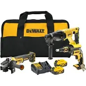 DeWalt Kit 3 outils DCK304P2-QW XR 18V 5Ah Li-Ion Brushless