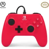 PowerA Games Switch Wired Controller Raspberry Red Power A Rouge