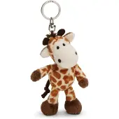 Nici Unisexe, Porte-clés, Schlüsselanhänger Giraffe GREEN, Beige, Marron