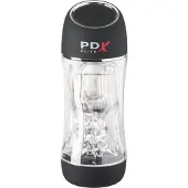 PDX ViewTube Pro - masturbateur aspirant et vibrant (noir)
