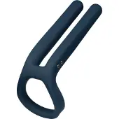 Boners - cockring vibrant et stimulateur testicules rechargeable - silicone bleu