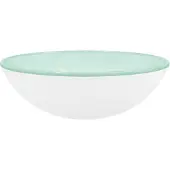 vidaXL Lavabo Verre trempé 42x14 cm Blanc