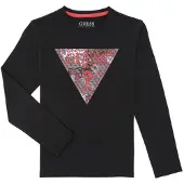 GUESS T-shirt enfant LS T-SHIRT garcons - Noir - 16 ans