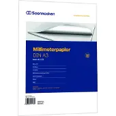 Soennecken Bloc de papier millimétré Format de papier : DIN A3 Grammage : 80 g/m (A3, Non contraignant)