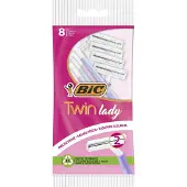 BIC Lames de rasoir jetables 8x Twin Lady