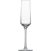 Schott zwiesel Verre à champagne Pure (lot de 6) Flûtes à champagne avec point effervescent Verres en cristal Tritan lavables au lave-vaisselle Fab