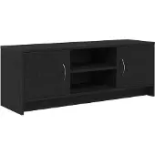 vidaXL Armoire TV chêne noir 102x30x37,5 cm Bois composite