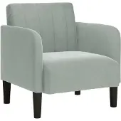 vidaXL Fauteuil avec accoudoirs gris clair 54 cm velours