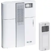Grothe Set complet pour Sonnette sans fil 43300 500 m blanc
