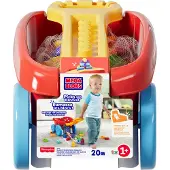 Mega Bloks Fisher Price Block Collecting Wagon Construction Game Multicolore Enfants